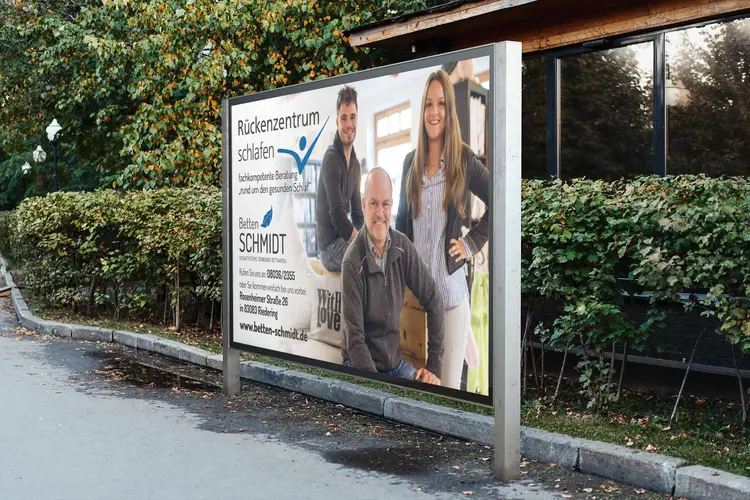 Betten Schmidt GmbH Schild
